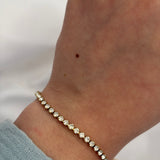 Minimal tennis bracelet