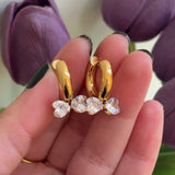 Bow luxe earring