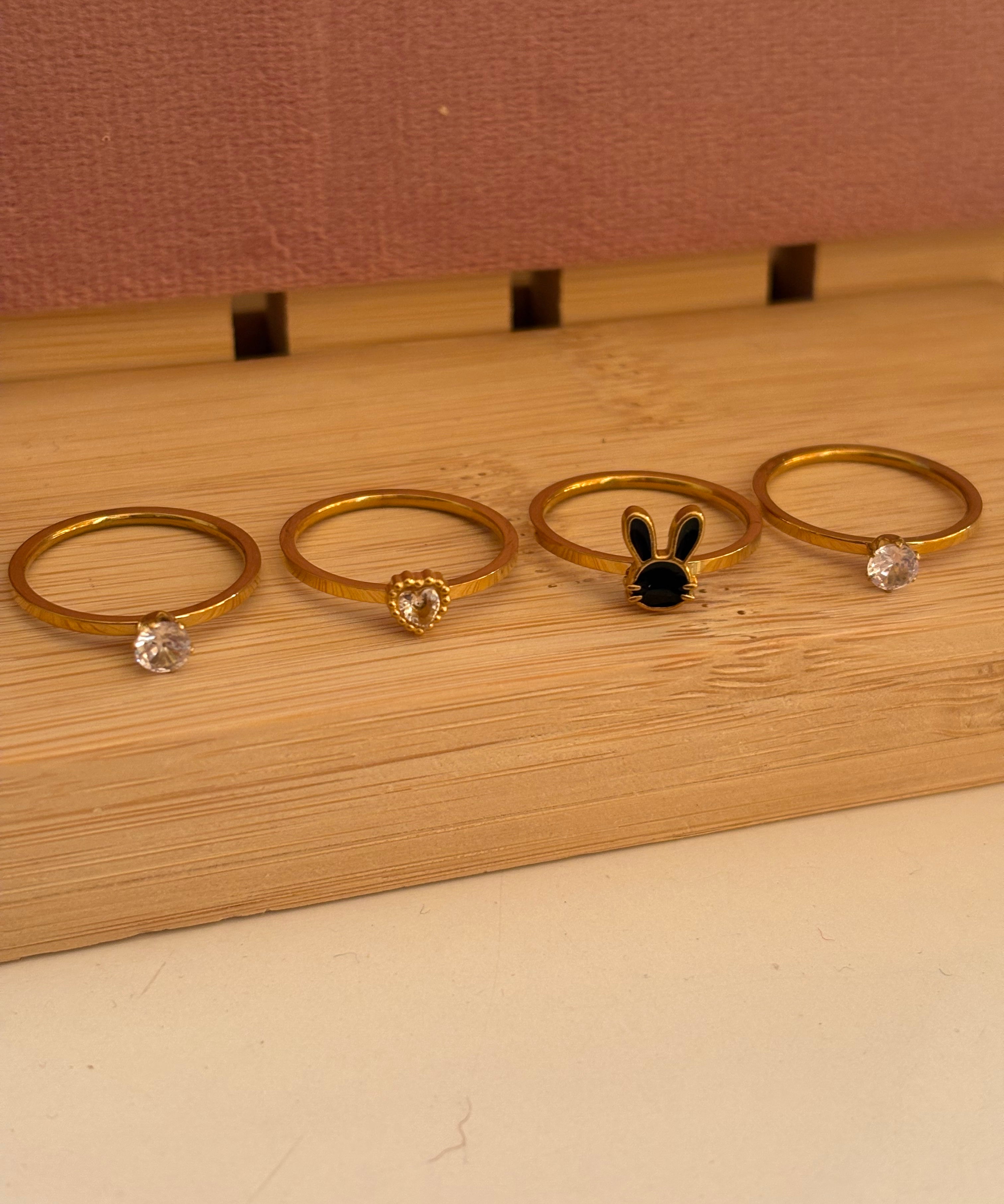 Bunny ring set