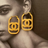 Channel inspired earring