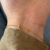 Minimal initial bracelet